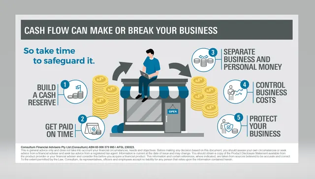 Cash flow can make or break your business, so take time to safeguard it